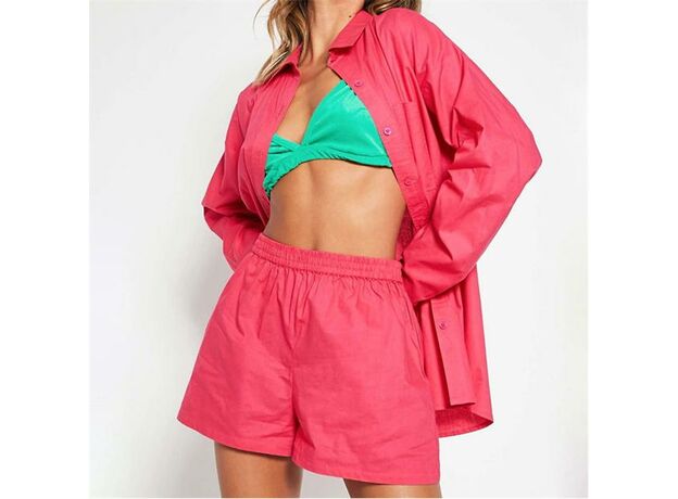 I Saw It First Floaty Woven Boxer Shorts Co-Ord