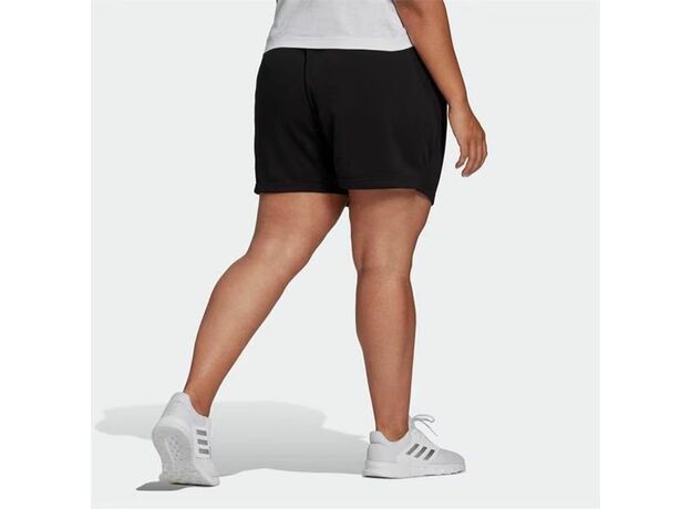 adidas Essentials Slim Logo Shorts (Plus Size) Womens_0