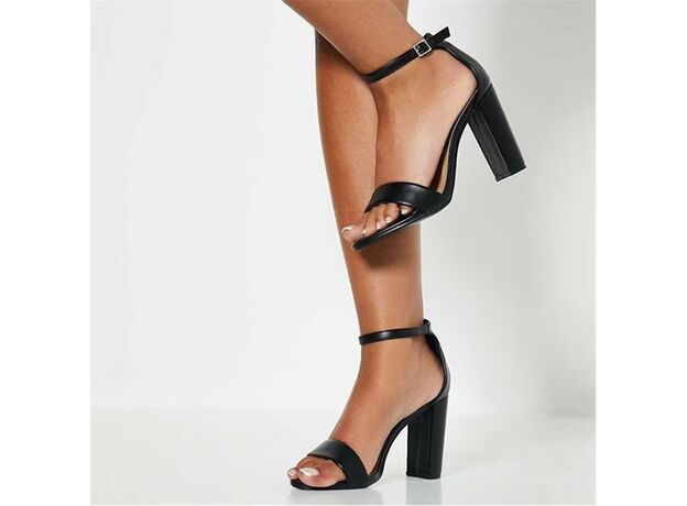 I Saw It First Block Heel Barely There Heeled Sandals
