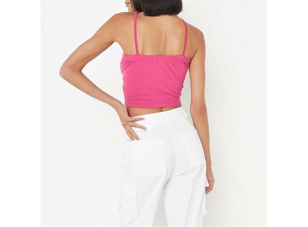 Missguided Cross Front Strappy Crop Top_0