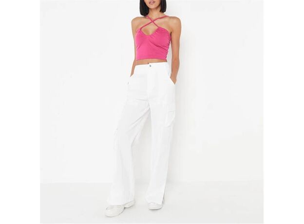 Missguided Cross Front Strappy Crop Top_2