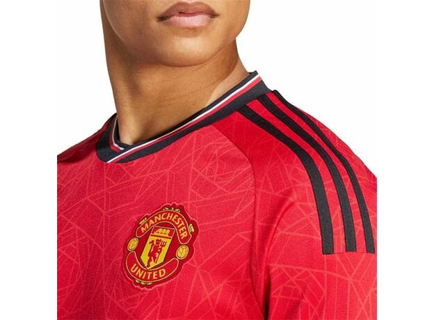 adidas Manchester United Long Sleeve Home Shirt 2023 2024 Adults_4