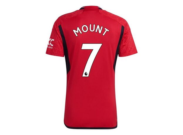 adidas Manchester United Home Mason Mount Shirt 2023 2024 Adults