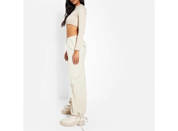 I Saw It First Multi Functional Cuff Elastciated Waist Cargo Jogger_1