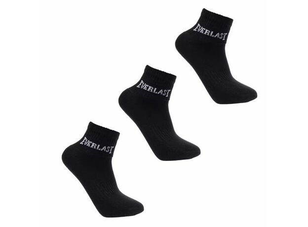 Everlast Quarter Sock 3 Pack Ladies_1