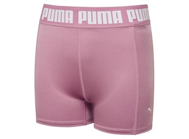Puma Strong Metallic 3 Inch Tight Shorts Womens
