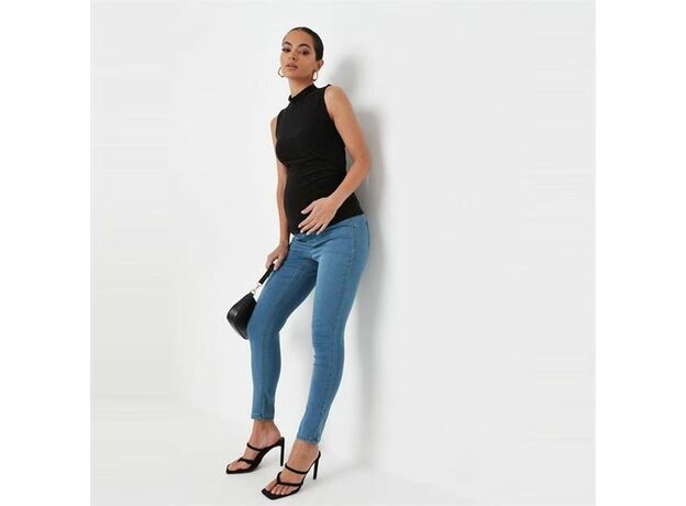 Missguided Vice Over Bump Maternity Skinny Jeans