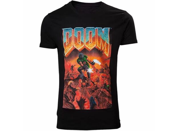 BM Fashions UK Doom Classic Box-Art T-Shirt 2XL