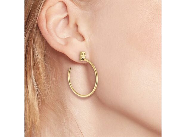 Tommy Hilfiger Tommy Hilfiger Women's Gold Plated Hoop Earrings