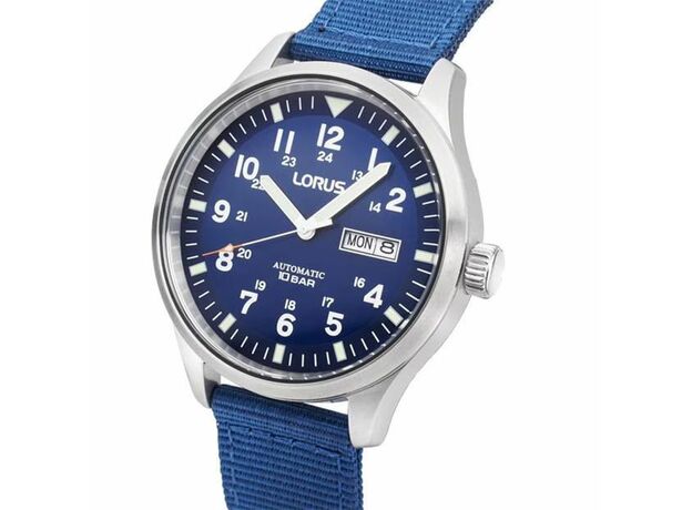 Lorus Gents Lorus Automatic Blue Watch RL409BX9