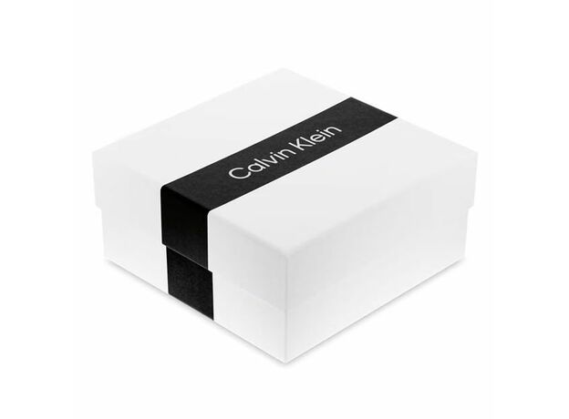 Calvin Klein Gents Calvin Klein  polished IP black brushed box chain bracelet