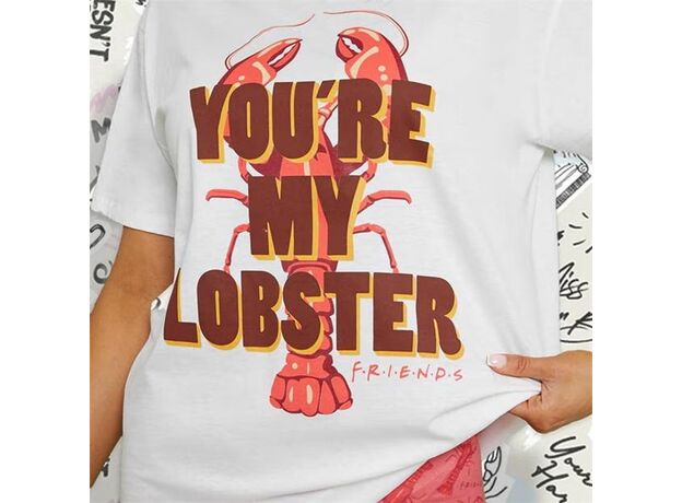 I Saw It First Friends You're My Lobster Pyjama Set_3