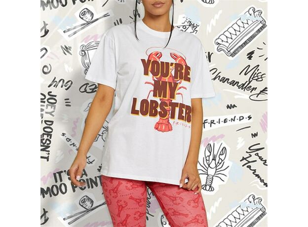 I Saw It First Friends You're My Lobster Pyjama Set