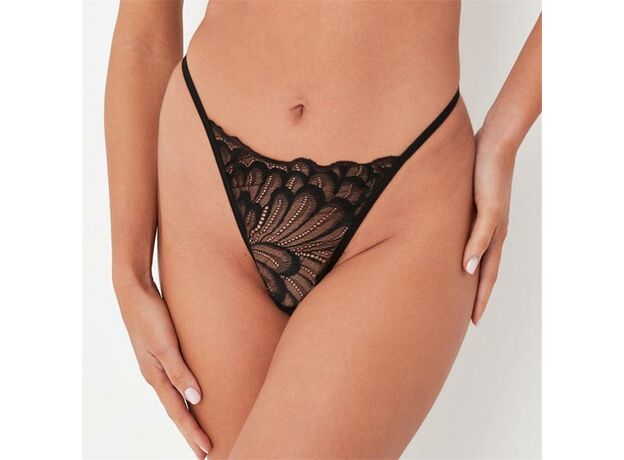 Missguided Scallop Mesh G String_1