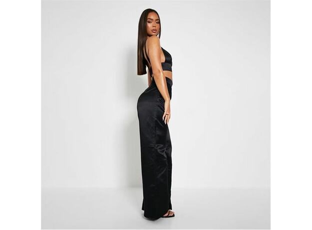 I Saw It First Wide Leg Satin Trousers Co-Ord_1