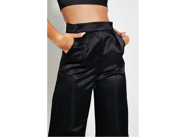 I Saw It First Wide Leg Satin Trousers Co-Ord_3