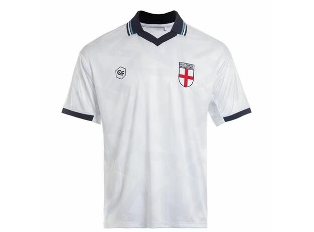 Classicos de Futebol England Retro Fan Shirt Mens